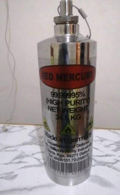 Mercure liquide rouge pur à vendre