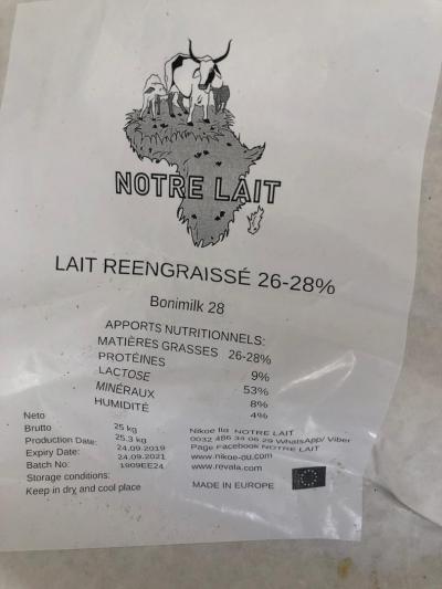 Lait en poudre 