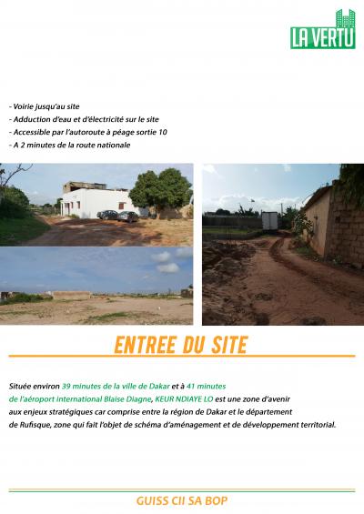 lot de terrains à vendre à Keur Ndiaye LO
