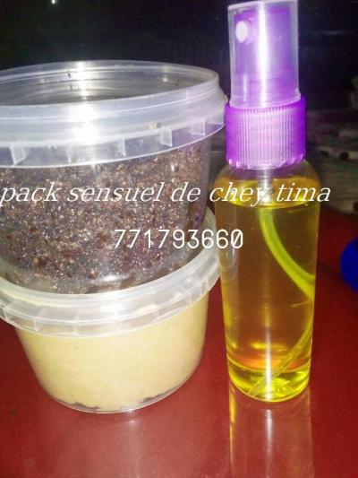 Gommage paradisiaque a base de sucre est des huile