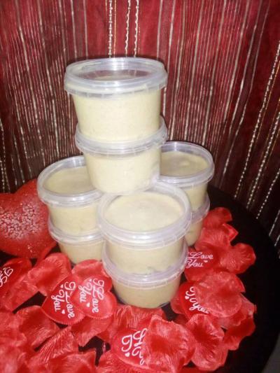 Gommage paradisiaque a base de sucre est des huile