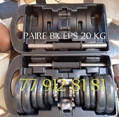 Paire de biceps 20 kg 