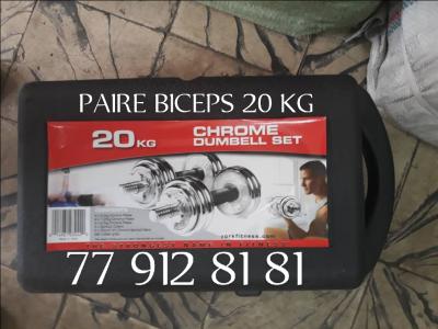 Paire de biceps 20 kg 