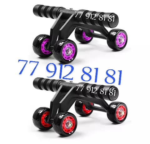 Roue abdominale 4 roues stable
