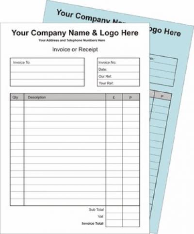 Carnets de facture personnalisés