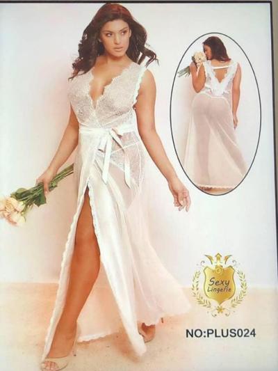 Nuisette longue grande taille