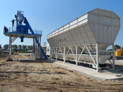 Fast installing concrete plant Sumab T-80