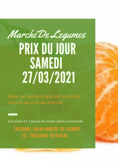 AMIRA MARCHE DE LEGUMES 