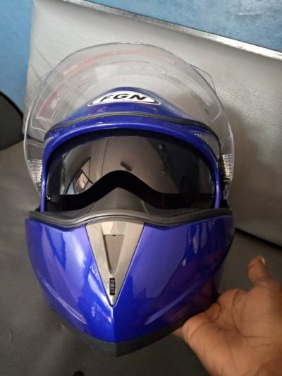Casque FGN HELMET modulable double visière