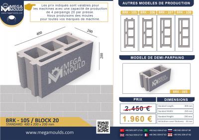 MOULE À PARPAINGS – HOURDIS