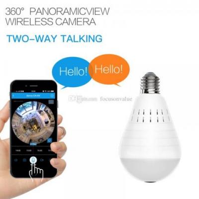Ampoule Lampe - Mini Caméra à 360 Degrés 