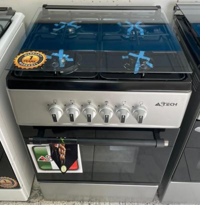 Cuisiniere 4 feux inox 60x60cm simple/full option 