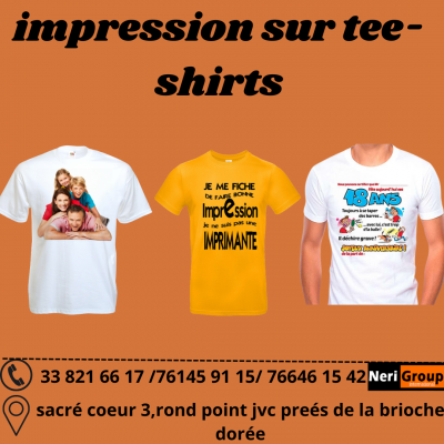  IMPRESSION SUR TEE-SHIRTS