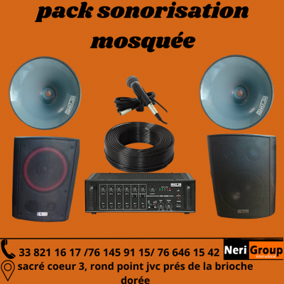  PACK COMPLET DE SONORISATION POUR MOSQUÉE À BON