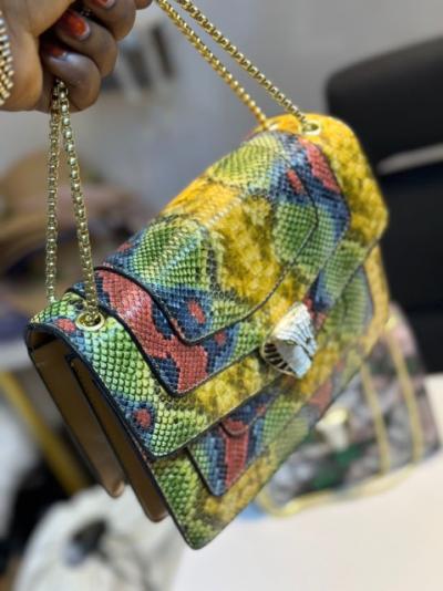 Sac à main croco