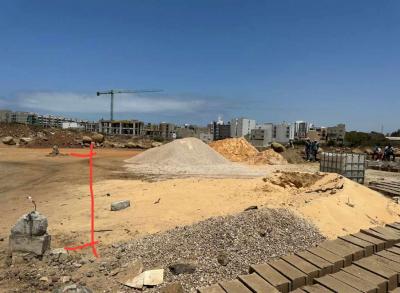 Terrain angle de 229m² Bail aux Almadies