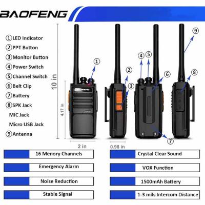 Talkies-Walkie BF-888S Plus