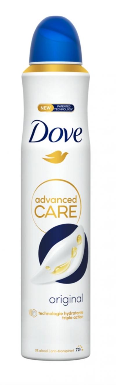 Déodorant spray dove anti-transpirant 200ml