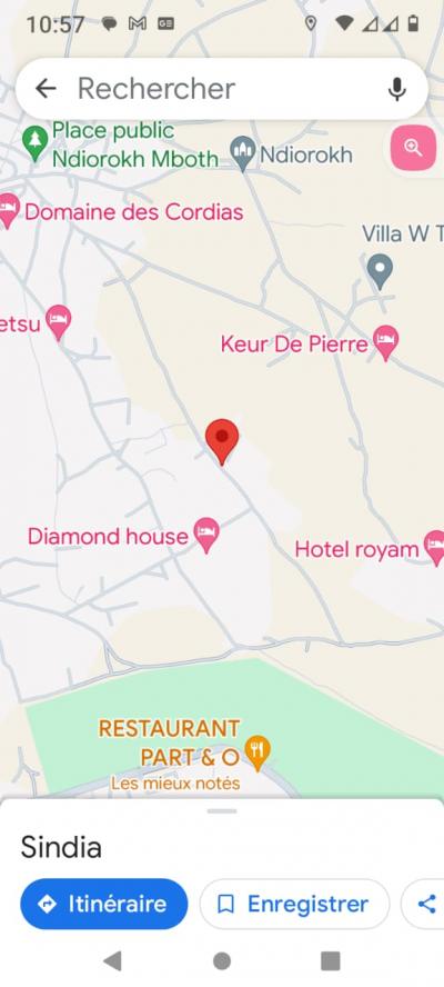 terrain de 400 metres carres a saly Diamantine