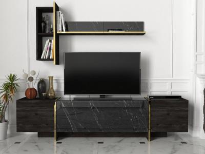 Ensemble table tv + accroches 