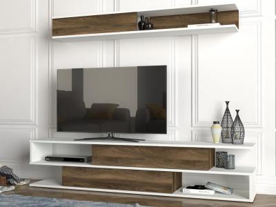 Ensemble table tv + accroches 