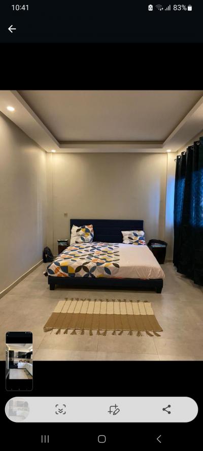 Appartement F4 meublé à louer à yoff virage 