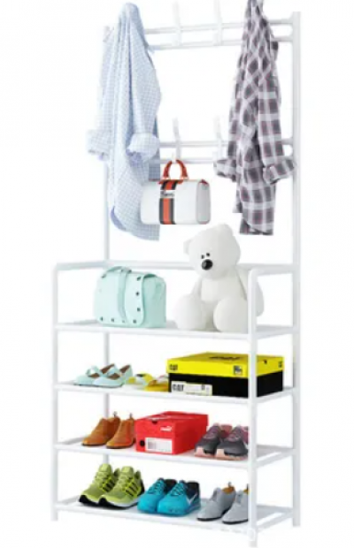 Porte vêtements et range chaussures